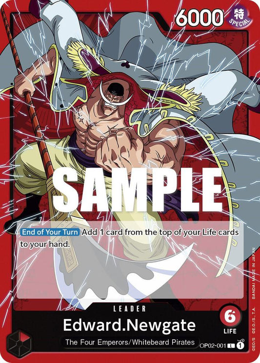 Edward.Newgate (001) - Leader - One Piece Card Game