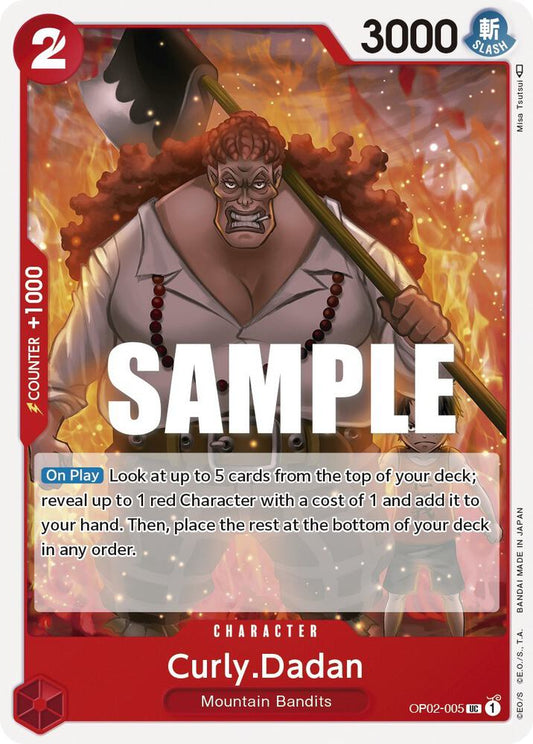 Curly.Dadan - Uncommon - One Piece Card Game