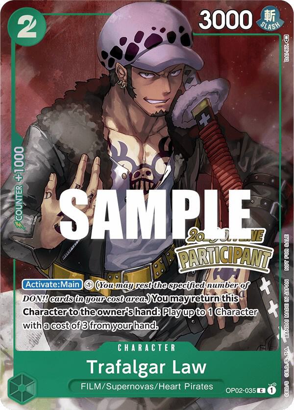 Trafalgar Law (Offline Regional 2023) [Participant] - Promo - One Piece Card Game