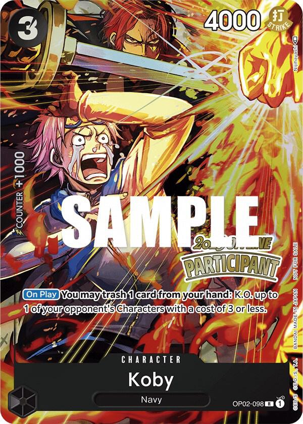 Koby (Offline Regional 2023) [Participant] - Promo - One Piece Card Game