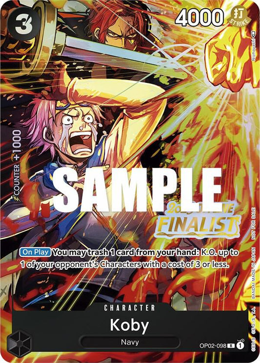 Koby (Offline Regional 2023) [Finalist] - Promo - One Piece Card Game