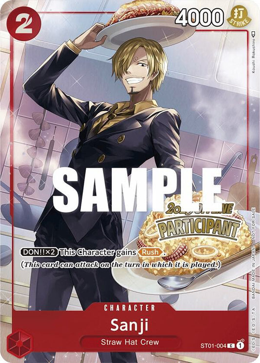 Sanji (Offline Regional 2023) [Participant] - Promo - One Piece Card Game