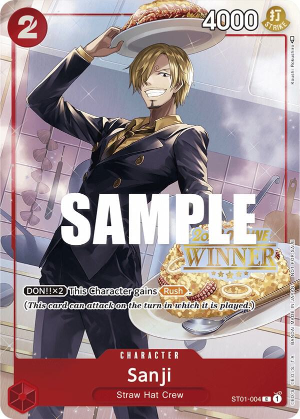 Sanji (Offline Regional 2023) [Winner] - Promo - One Piece Card Game