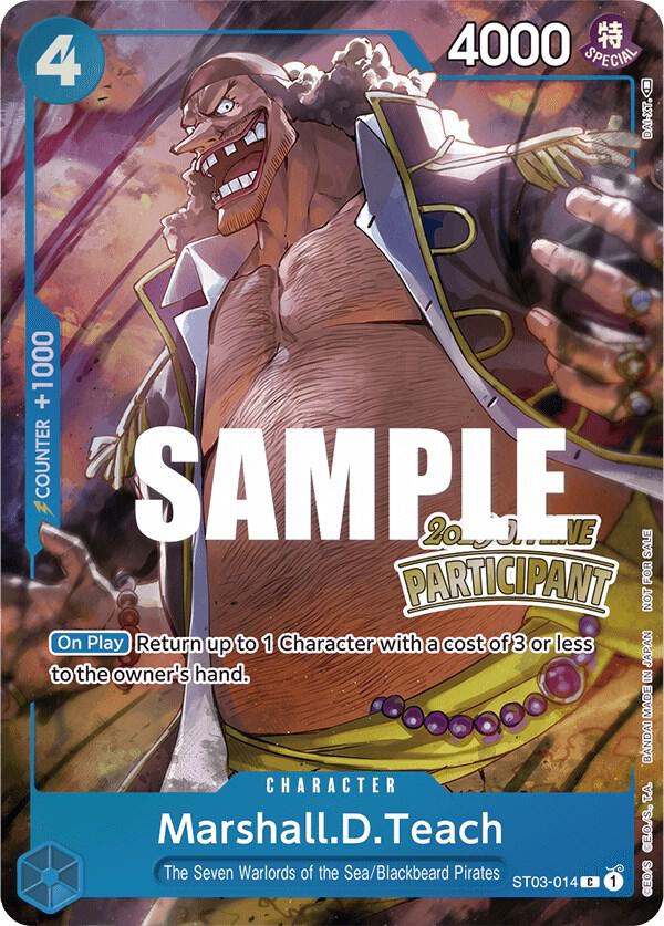 Marshall.D.Teach (Offline Regional 2023) [Participant] - Promo - One Piece Card Game