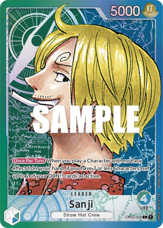 Sanji (Alternate Art) - Leader - One Piece Card Game