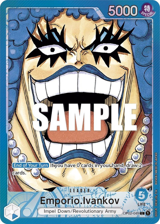 Emporio.Ivankov (049) (Alternate Art) - Leader - One Piece Card Game