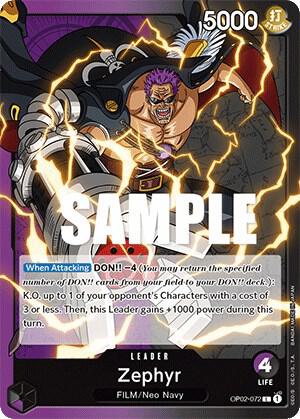 Zephyr - Leader - One Piece Card Game