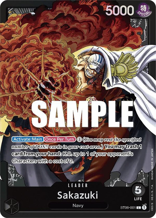 Sakazuki - Leader - One Piece Card Game