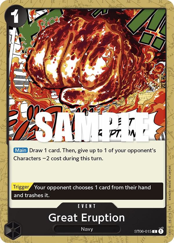 Great Eruption (Common) - One Piece TCG