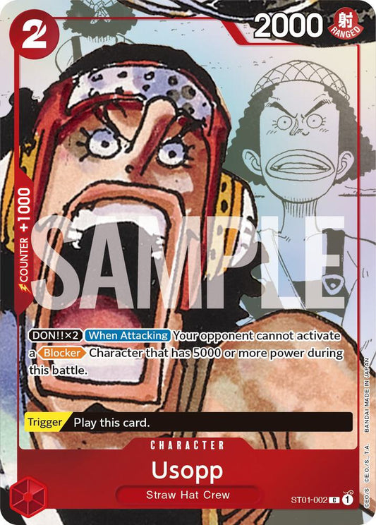 Usopp - ST01-002 (Alternate Art) - Promo - One Piece Card Game