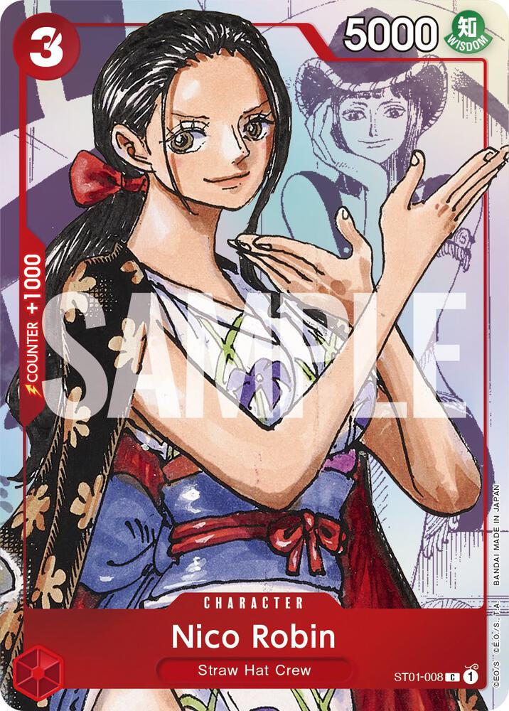 Nico Robin - ST01-008 (Alternate Art) - Promo - One Piece Card Game