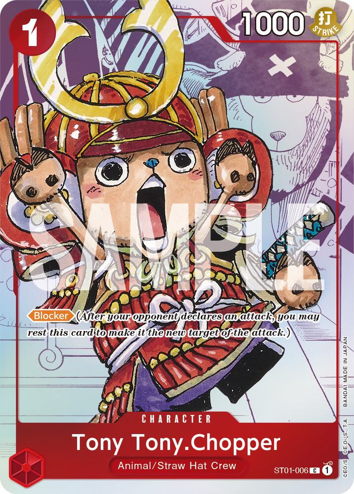 Tony Tony.Chopper - ST01-006 (Alternate Art) - Promo - One Piece Card Game