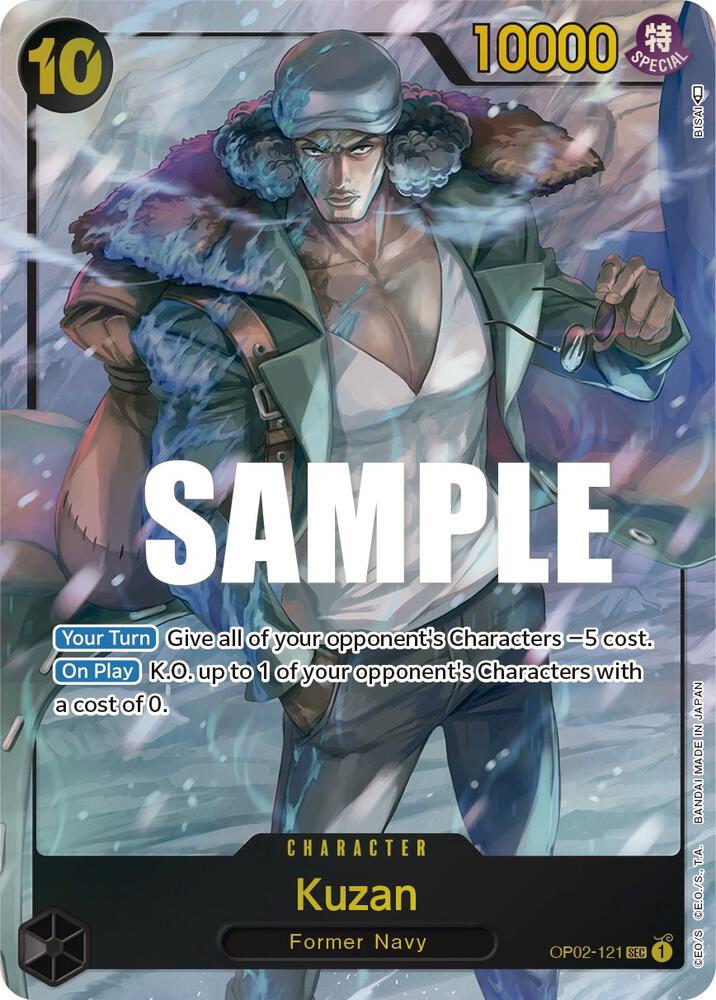 Kuzan (121) (Alternate Art) - Secret Rare - One Piece Card Game