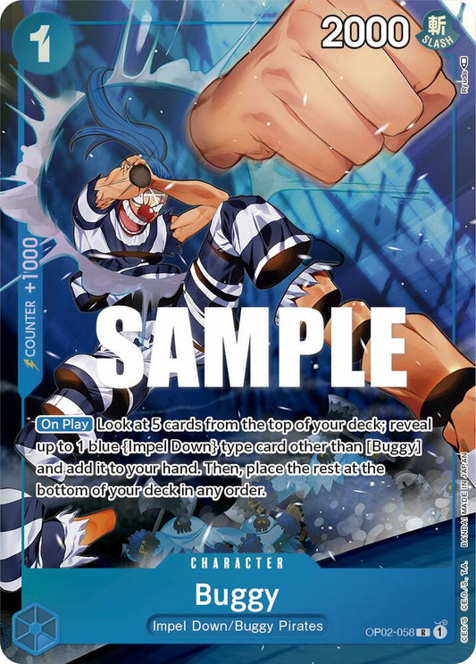 Buggy (Alternate Art) - Rare - One Piece Card Game