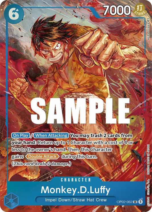 Monkey.D.Luffy (062) (Alternate Art) - Super Rare - One Piece Card Game