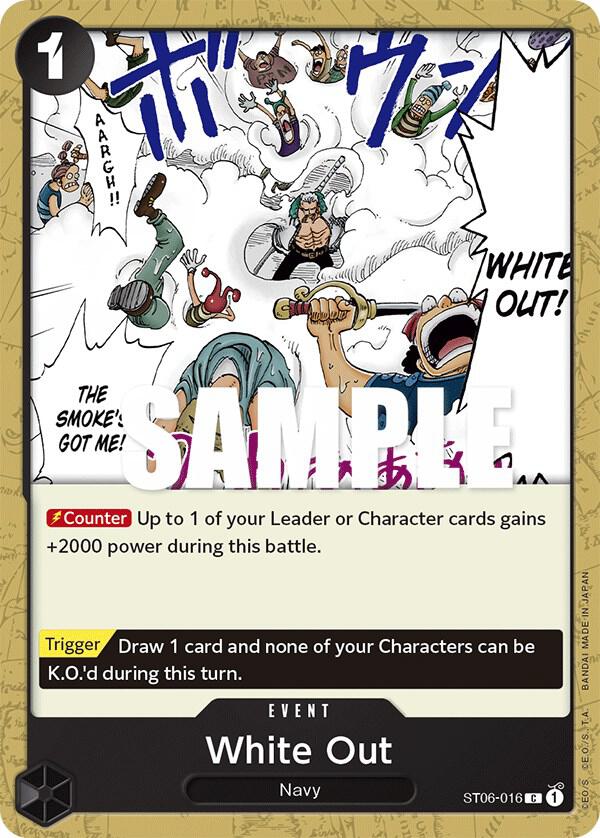 White Out - Common - One Piece Card Game