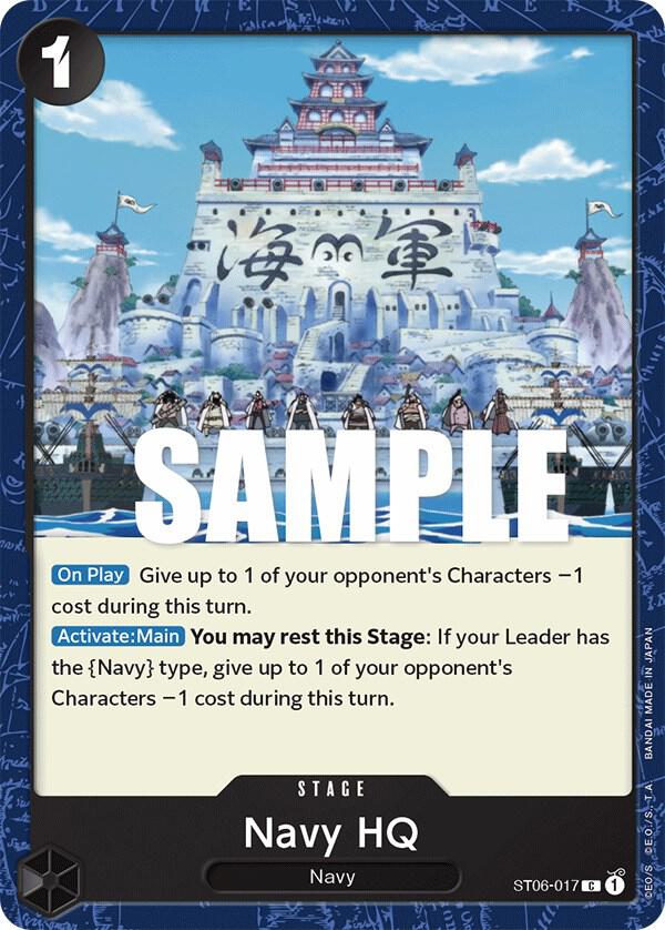 Navy HQ - Common - One Piece Card Game