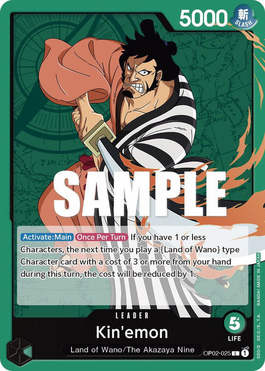 Kin'emon - Leader - One Piece Card Game