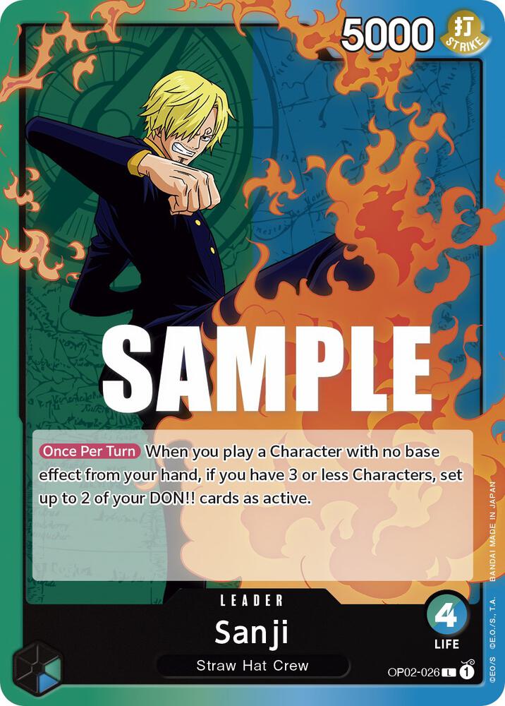 Sanji - Leader - One Piece Card Game