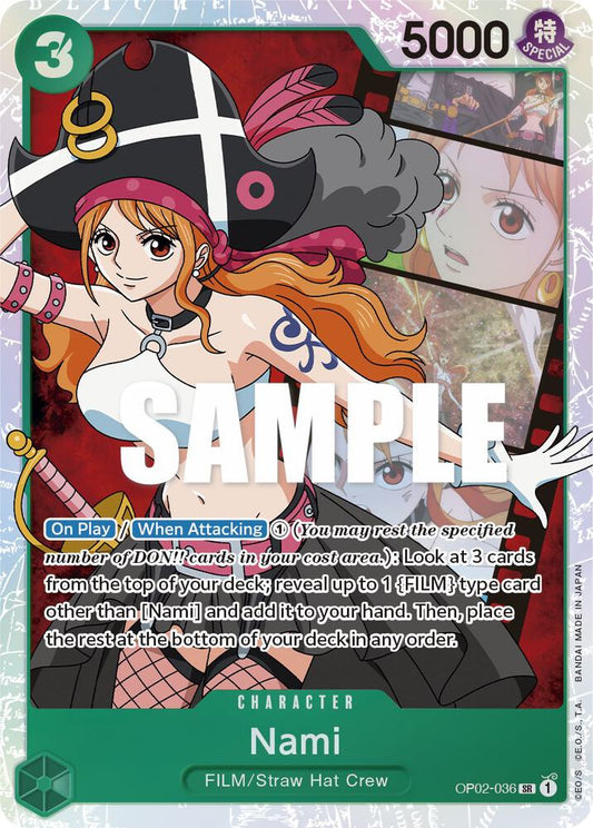 Nami - Super Rare - One Piece Card Game