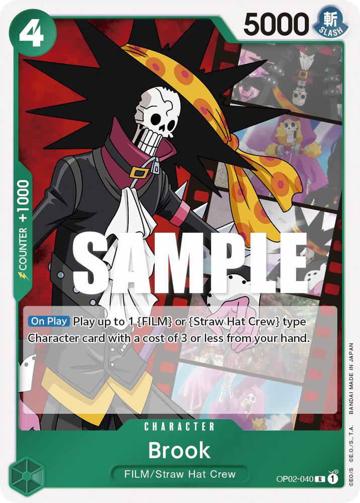 Brook - Rare - One Piece Card Game