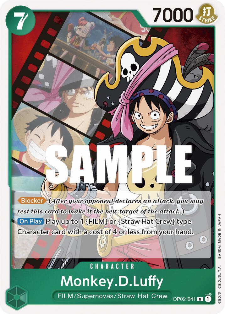 Monkey.D.Luffy (041) - Rare - One Piece Card Game