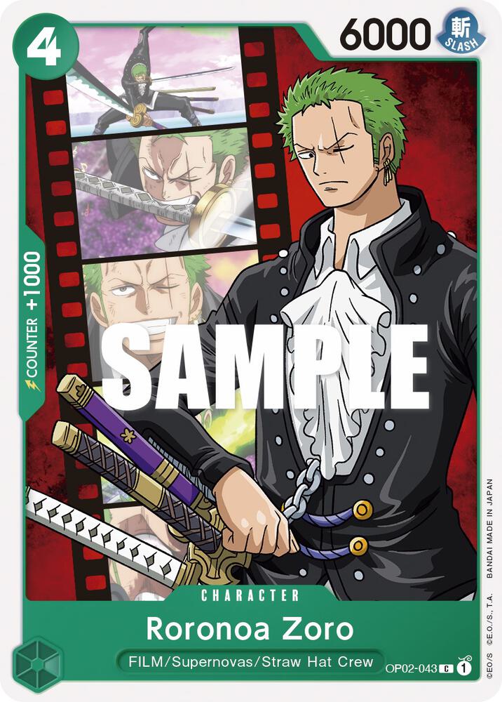 Roronoa Zoro - Common - One Piece Card Game