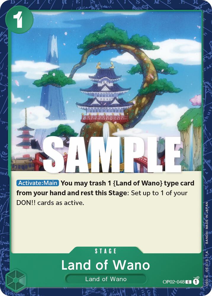 Land of Wano - Common - One Piece Card Game