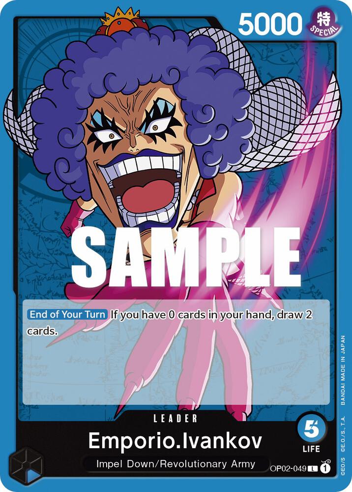 Emporio.Ivankov (049) - Leader - One Piece Card Game