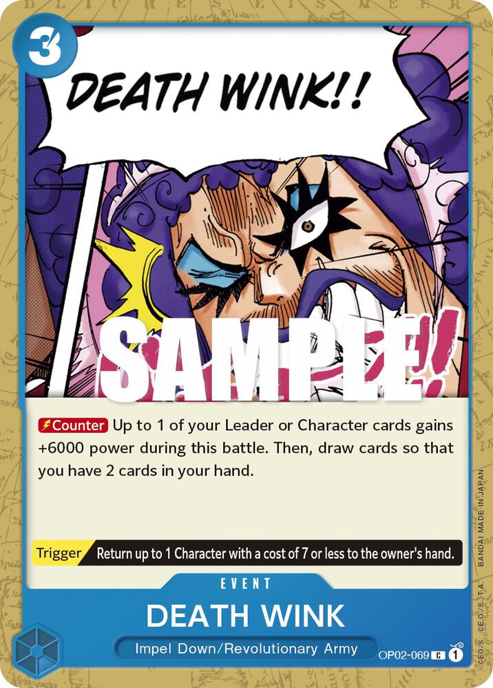 DEATH WINK - Common - One Piece Card Game