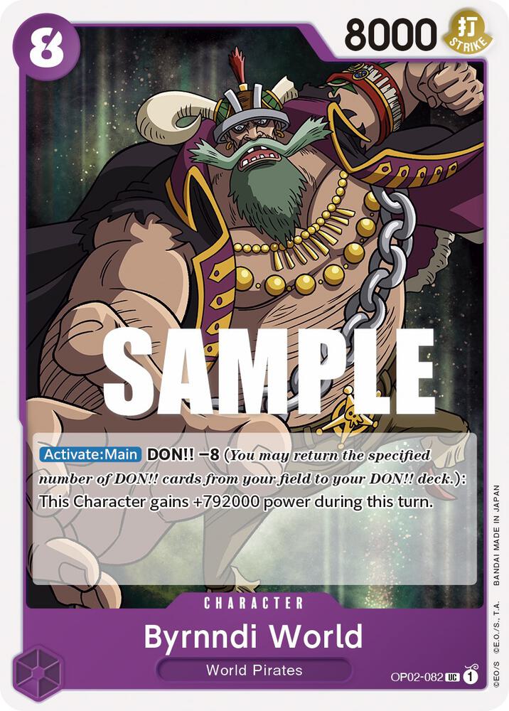 Byrnndi World - Uncommon - One Piece Card Game