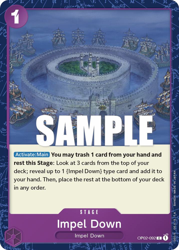 Impel Down - Common - One Piece Card Game