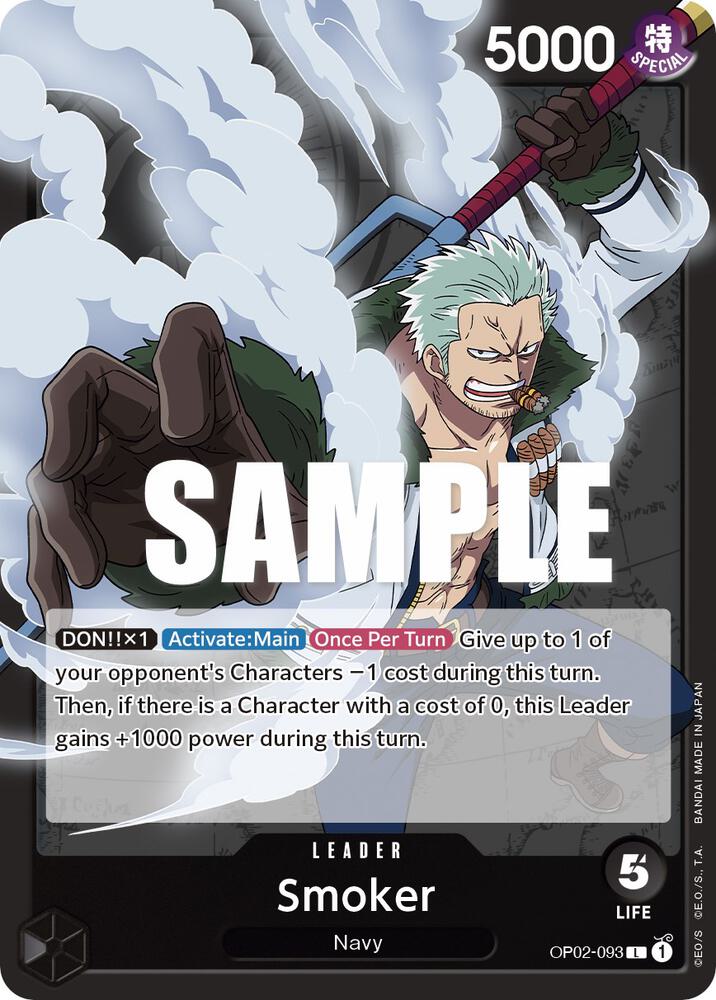 Smoker (093) - Leader - One Piece Card Game