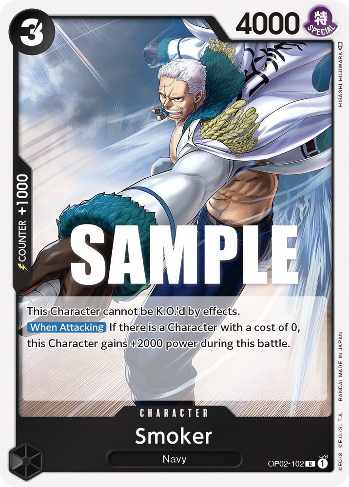 Smoker (102) - Rare - One Piece Card Game