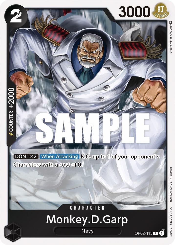 Monkey.D.Garp (115) - Rare - One Piece Card Game