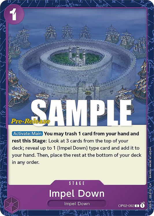 Impel Down - Common - One Piece Card Game