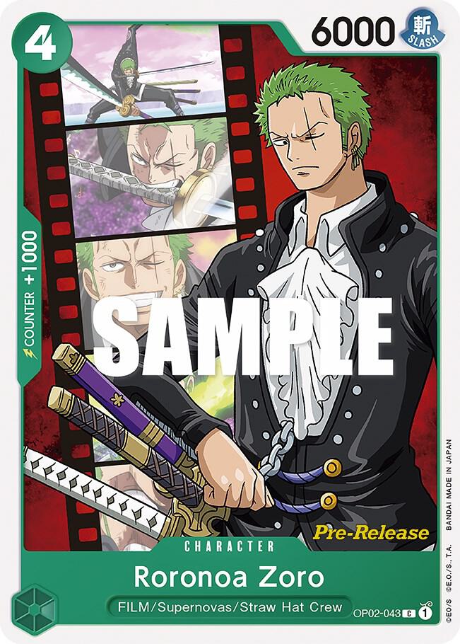 Roronoa Zoro - Common - One Piece Card Game