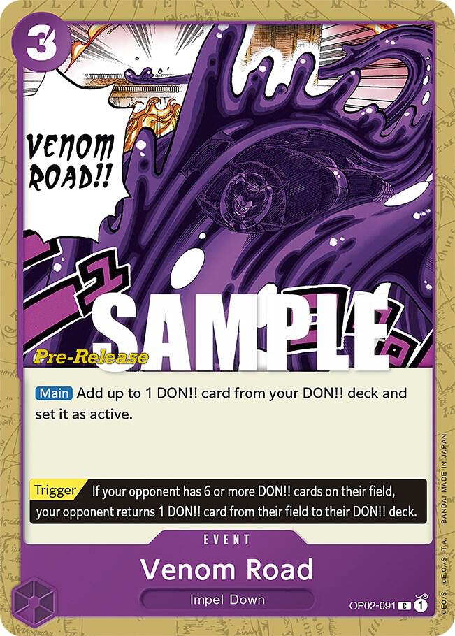 Venom Road - Common - One Piece Card Game