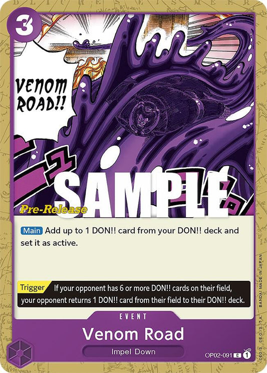 Venom Road - Common - One Piece Card Game