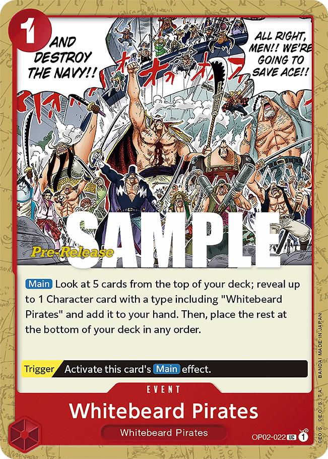 Whitebeard Pirates - Uncommon - One Piece Card Game