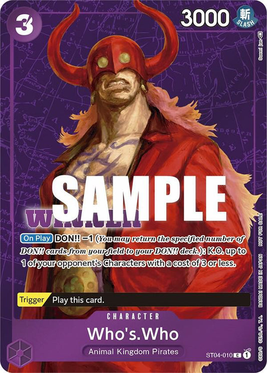 Who's.Who (Tournament Pack Vol. 3) [Winner] - Promo - One Piece Card Game