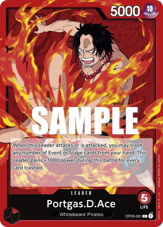 Portgas.D.Ace - Leader - One Piece Card Game