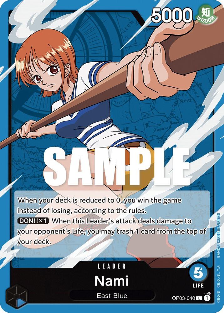 Nami (040) - Leader - One Piece Card Game