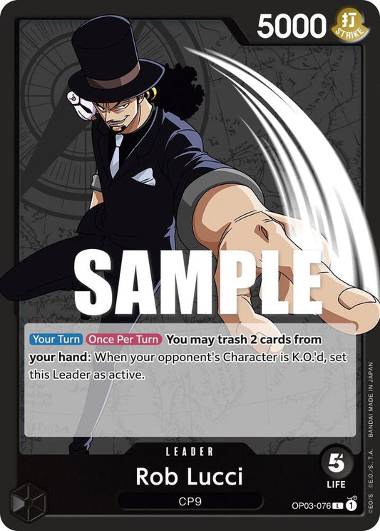 Rob Lucci (076) - Leader - One Piece Card Game