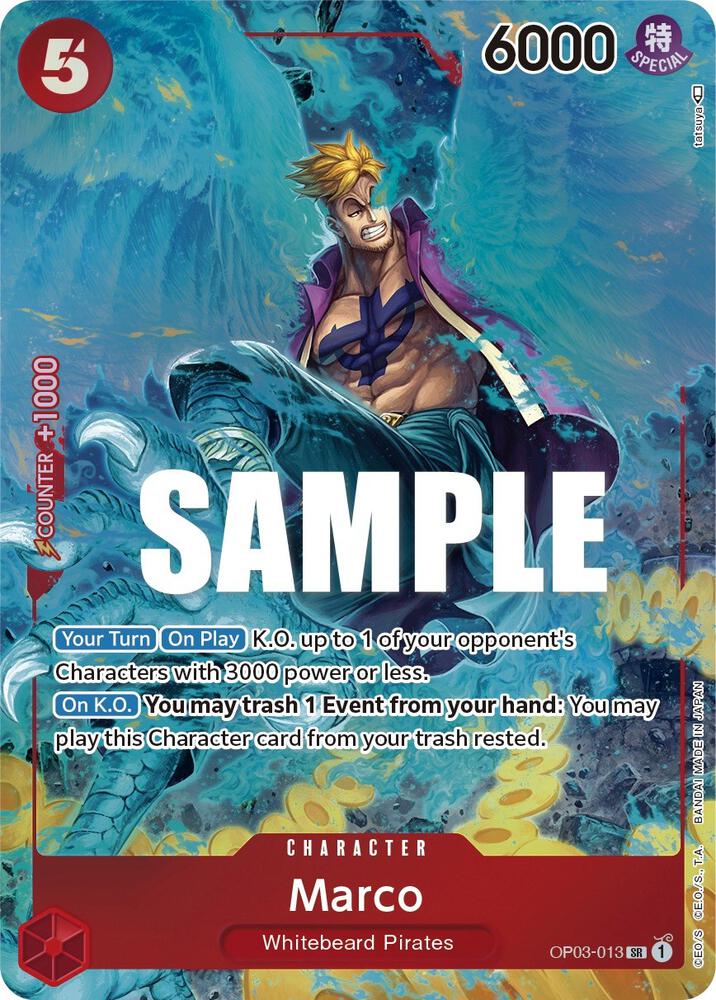 Marco (Alternate Art) - Super Rare - One Piece Card Game