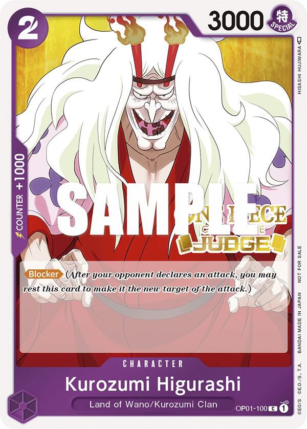 Kurozumi Higurashi (Judge) - Promo - One Piece Card Game