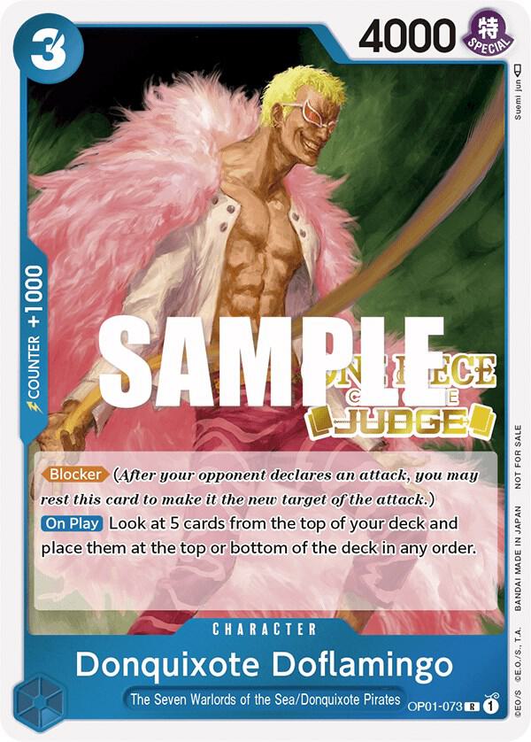 Donquixote Doflamingo (Judge) - Promo - One Piece Card Game