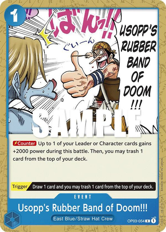 Usopp's Rubber Band of Doom!!! - Common - One Piece Card Game