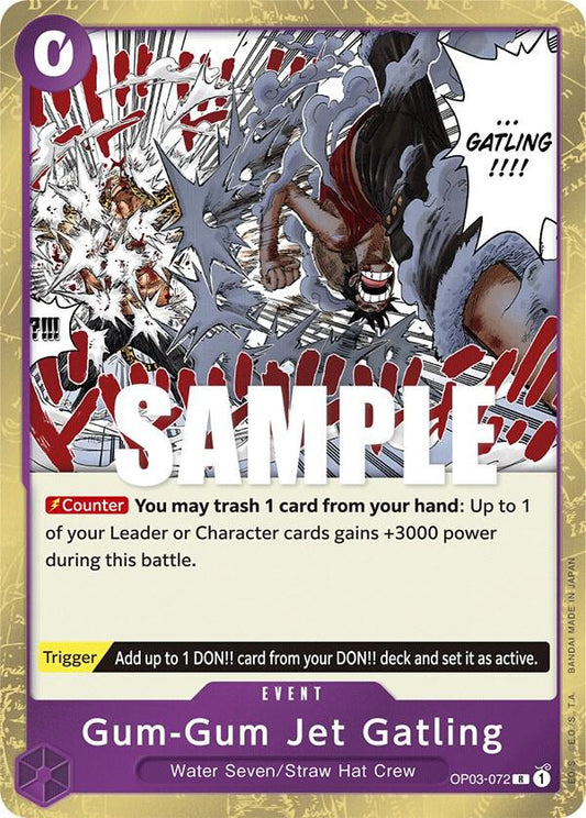 Gum-Gum Jet Gatling - Rare - One Piece Card Game