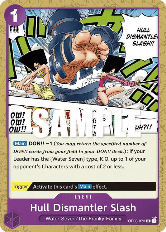 Hull Dismantler Slash - Common - One Piece Card Game